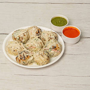 Veg Tandoori Afghani Momos [4pcs]