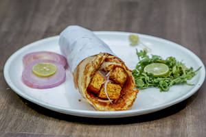Double Egg Paneer Tikka Roll