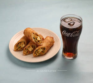 Paneer Roll + Coco Cola 250 Ml