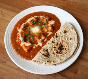 Paneer Butter Masala + Tandoori Roti (1 piece)