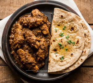 Tawa Chaap Masala + Butter Roti Wheat (2 pieces)