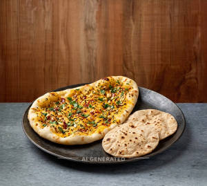 Masala nan + Tawa roti (2 pieces)