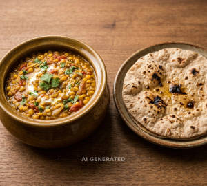 Dal Handi + Tandor Bread [ Roti ] (1 piece)