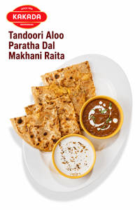 Tandoori Aloo Paratha Dal Makhani Raita
