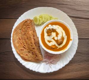 Butter Chicken+Plain Paratha[4 Pcs]+Coke 250Ml