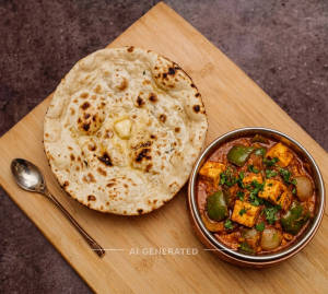 Kadal Paneer + Tandoori Roti (1 Piece)