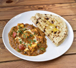 Paneer Handi + Tandoori Butter Roti (2 pieces)