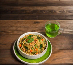 Rice Bath + Green Tea