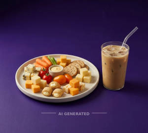 Cheese Mini Farm + Cold Coffee