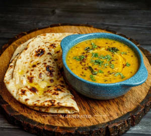 Dal + Tandoori Roti (2 Pieces)