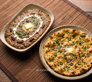 Dal Makhani + Missi Roti (1 piece)