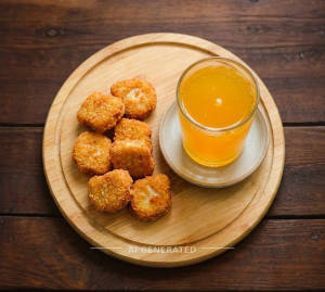 Chicken Nuggets [4 Pieces] + Campa Energy Golden Boost 300Ml