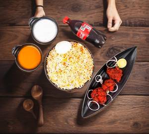 Biryani Rice 500Ml+Kebab[3Pcs]+Egg[2Pcs]+Coke 250Ml
