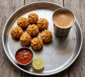 Crispy Momos (9 Pcs) + Special Tea
