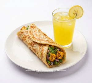 Paneer Roll + Monster Lemon [200 Ml]