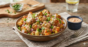 Potato Veggie Platter