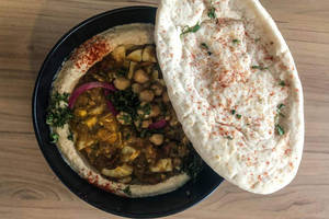 Curried Egg In Hummus