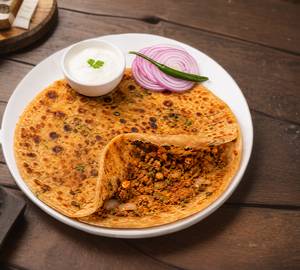Veg Keema Paratha