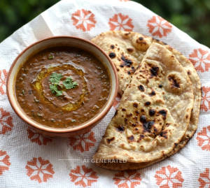 Dal Makhani + Tandoori Roti (2 pieces)
