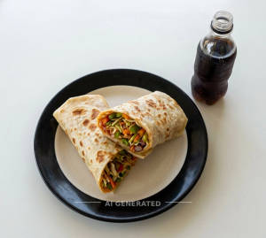 1 Veg Roll + Cold Drink [200 Ml]  