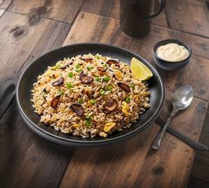 Burnt garlic rice [veg]