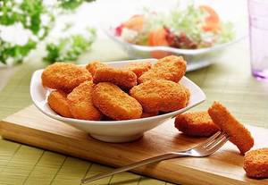 Fried chicken nuggets ball