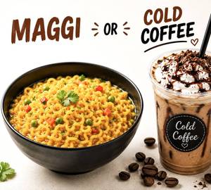 1 Mix Veg Maggi 1 Cold Coffee