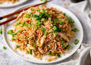 Chicken Burnt Garlic Fried Rice