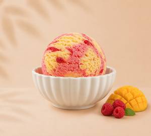 Mango Raspberry Ice Cream (95 Gms)
