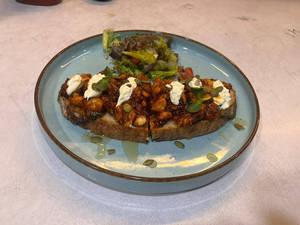 Honey Chilli Glazed Chicken On Sourdough Toast