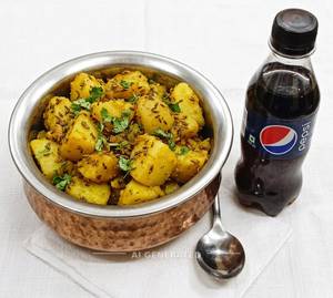 Jeera Aloo + Cold Drink [250 Ml]