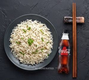 Jeera Rice + Flavoured Cold Drinks