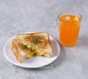 Cheese Sandwich + Campa(Orange)200Ml