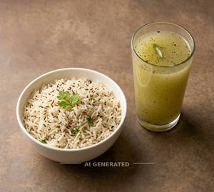 Jeera Rice + Aam Panna