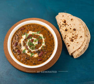 Dal Makhani + Simple Chapati (2 pieces)
