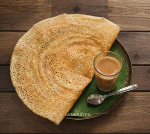 70 Mm Dosa + Tea