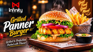 Grilled Paneer Burger