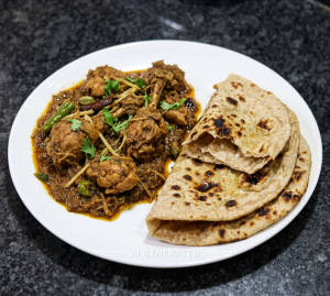 Chicken Dehati + Tandoori Roti [2 Pc]
