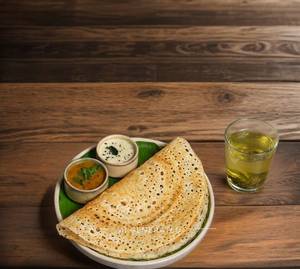 Rava Dosa + Green Tea