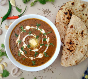 Dal Makhani + Roti (2 pieces)