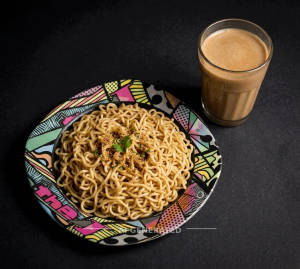 Plain Maggi + Cold Coffee