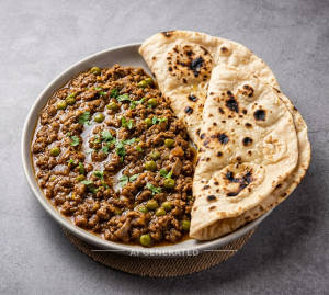 Kheema + Tandoor roti (2 pieces)