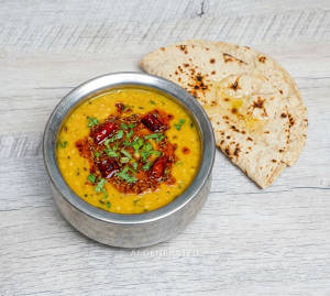 Dal Tadka + Tawa Roti (2 Pieces)