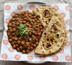 Chana Masala + Tandoori Roti (2 pieces)