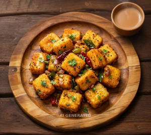 Fried Idli + Chai