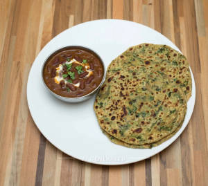 Rajma Masala [Half] + 2 Pudina Paratha