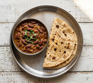 Rajma + Tawa Roti (2 pieces)
