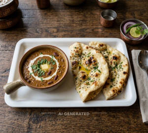 Daal Makhani + Tawa Butter Roti (2 pieces)
