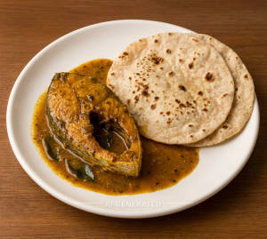 Fish Katla [1 Piece] + Roti [2 Pieces]