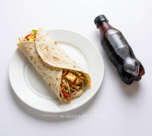 1 Veg Roll + Cold Drink [200 Ml]